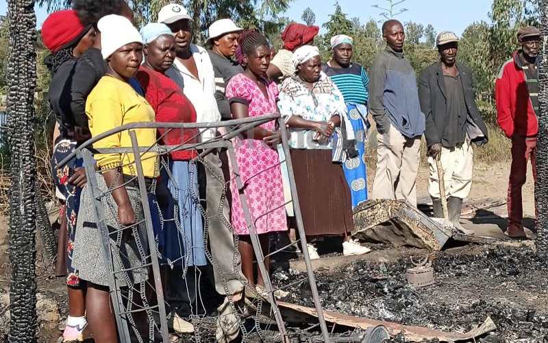 Father 101, son 69 die in Njoro house fire