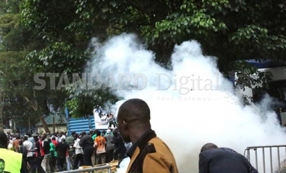 Ford-Kenya leader defies teargas to launch presidential bid