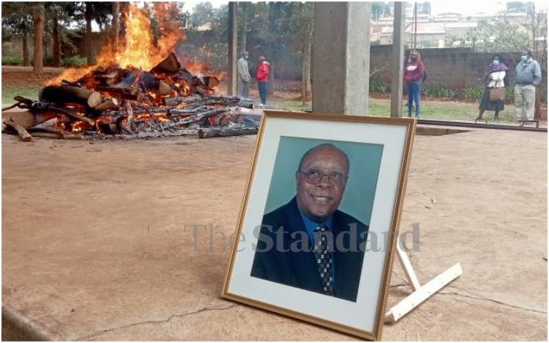 Former Nyeri MP Peter Muriithi cremated