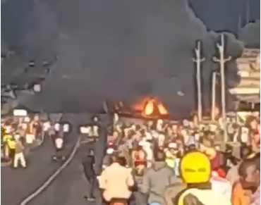 Fuel tanker explodes in Kakamega road accident