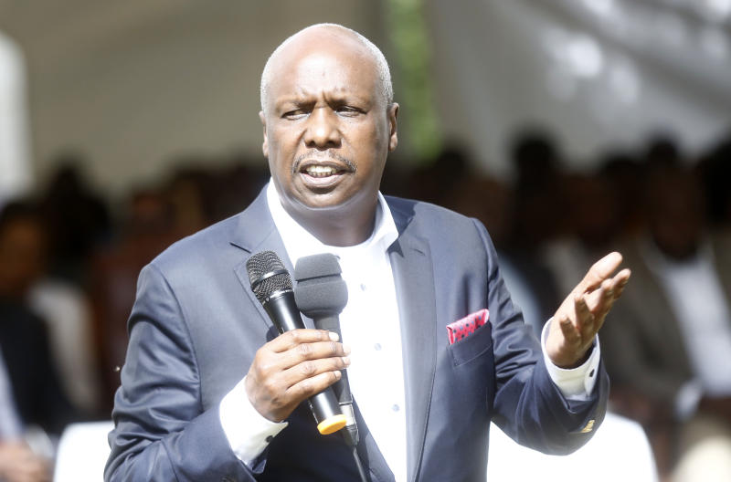 Gideon Moi sues newspaper for defamation over port story
