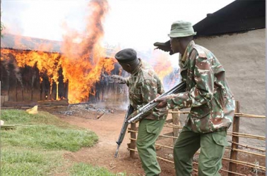 Gloom as over 250 houses burnt and 500 families displaced on Christmas