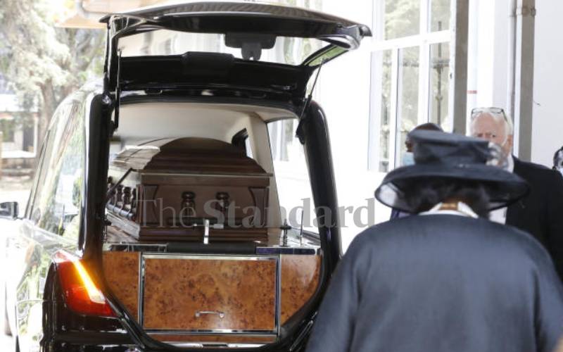 Glowing tributes as Beth Mugo’s husband cremated in private ceremony