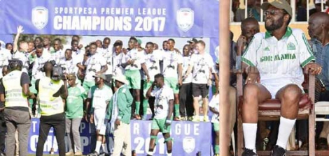 Gor Mahia crowned 2017 Kenya Premier League champions after a 2-2 draw with SoNy Sugar 