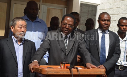 Governor Wambora differs with leaders over key road
