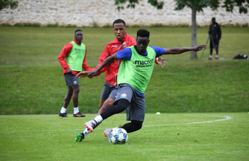 Harambee Stars defender Eric Ouma suffers injury in training with his Swedish club