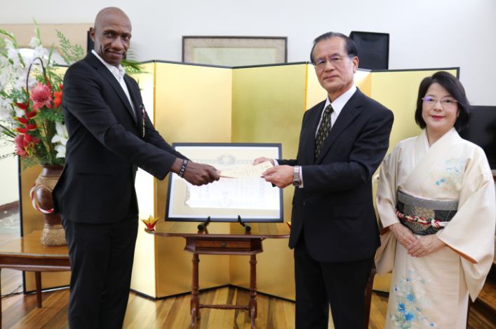 Olympics: Japan confers one of its highest honours upon Douglas Wakiihuri to acknowledge his contribution to sports development between Japan and Kenya : The standard Sports