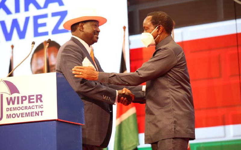 I don't regret supporting Raila for a third time - Kalonzo