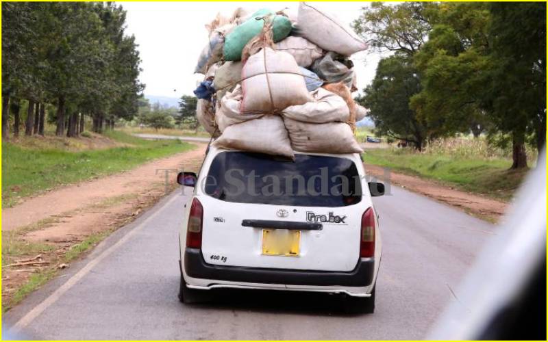 Probox speeding along Chemelil- Awasi road.