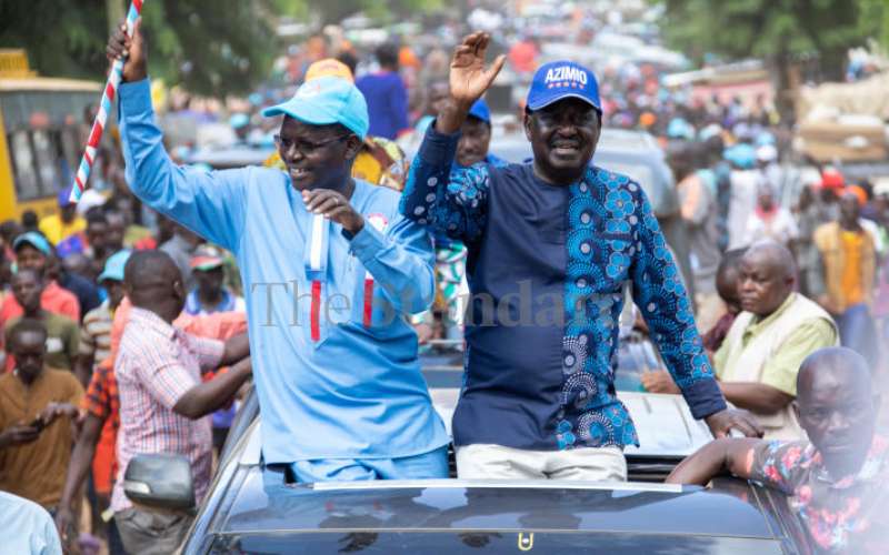 I'll forge unity and build a peaceful country, says Raila