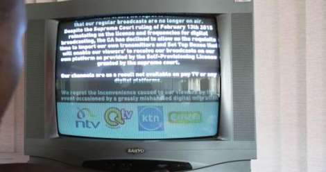Kenyans blame State for TV blackout