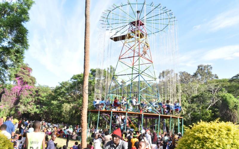 Families throng Uhuru Park to celebrate New Year