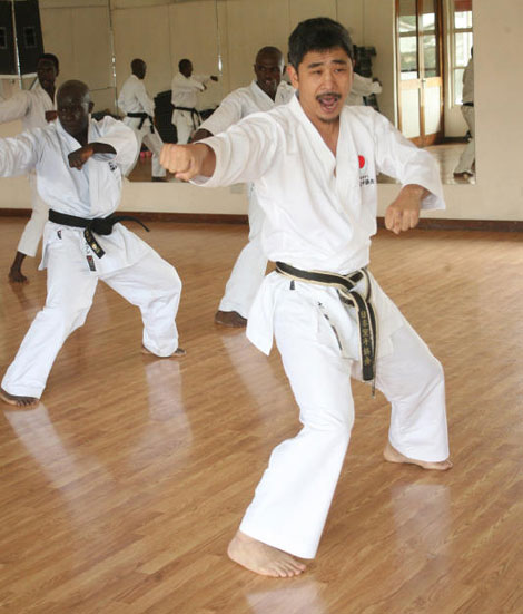 Ordinary citizens embrace Karate as a sport and physical fitness regime