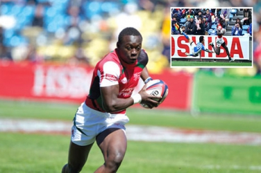 Kenya thrashes France at the Cape Town sevens rugby tournament