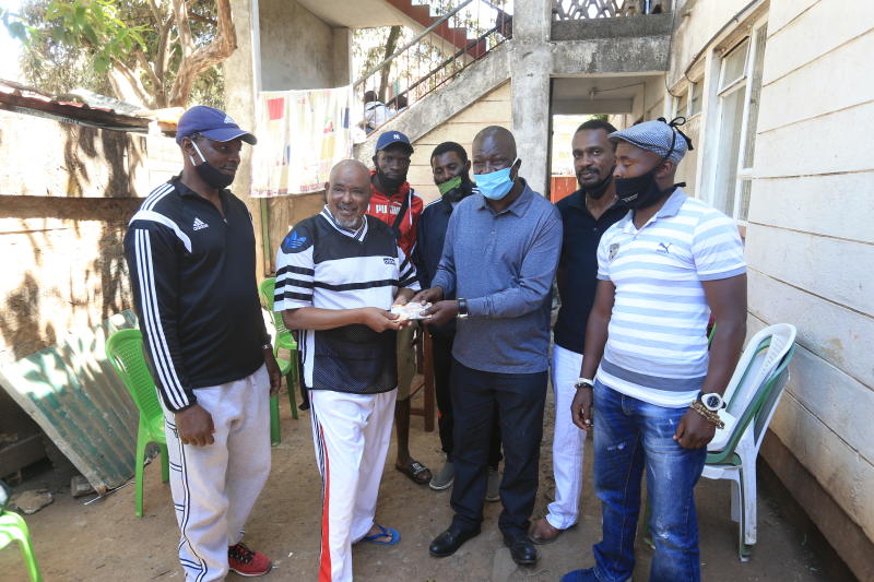 Kenyan coaches condole with bereaved former Bandari coach Shedu