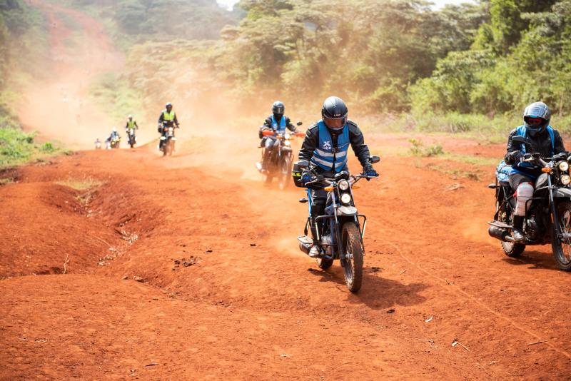 Kibo Africa give riders a treat