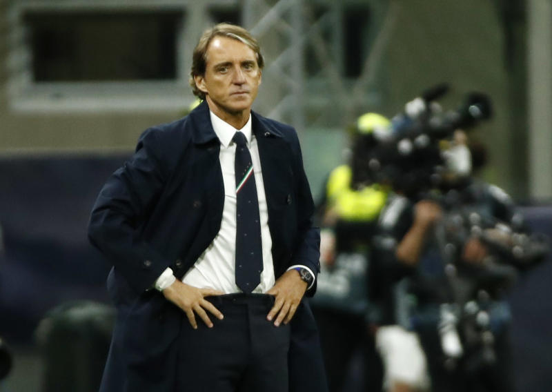 Mancini says Italy must focus on future after missing out on World Cup