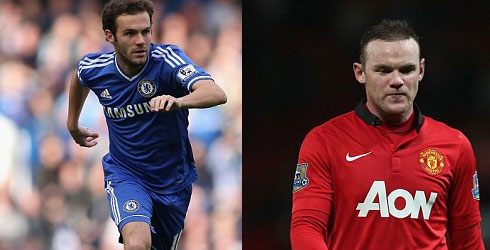 Mata could be a United player this month as Chelsea remain keen on Rooney