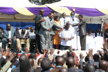 Mt Kenya leaders play down URP claims, assure Ruto of support