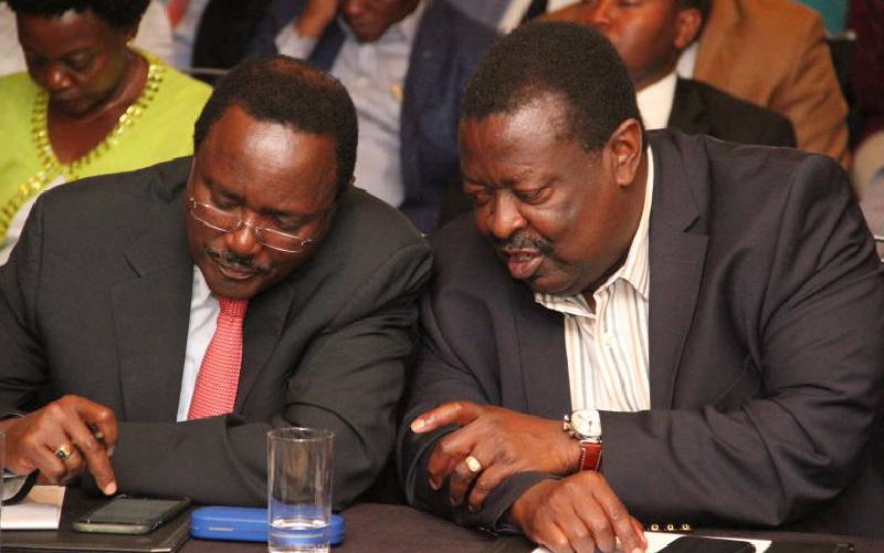 Musalia Mudavadi and Kalonzo Musyoka causing tension in new political unions 