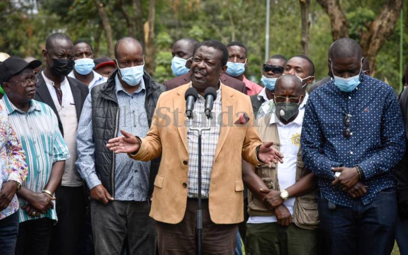 Mudavadi criticises new taxes on cooking gas, promises war on graft