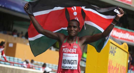 Ndingiti earns respect in rare race: Race Walk Kenyan survives on endurance to pull through with bronze