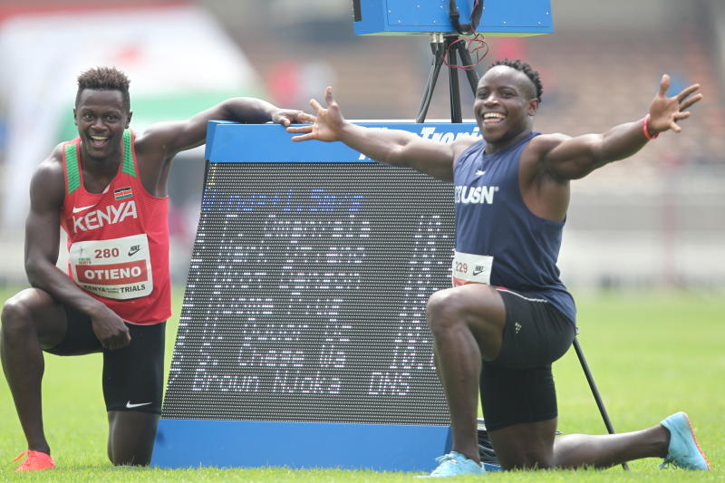 Omanyala equals national record as he reaches 100m semi-finals