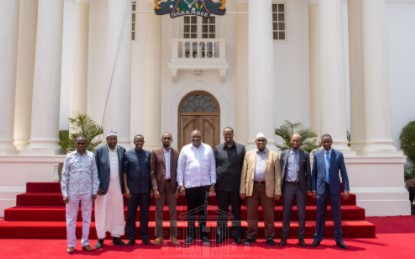 President Uhuru meets Mandera leaders