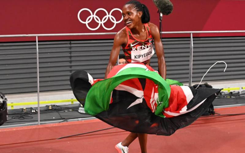 Faith Kipyegon on August 6, 2021 defended her...