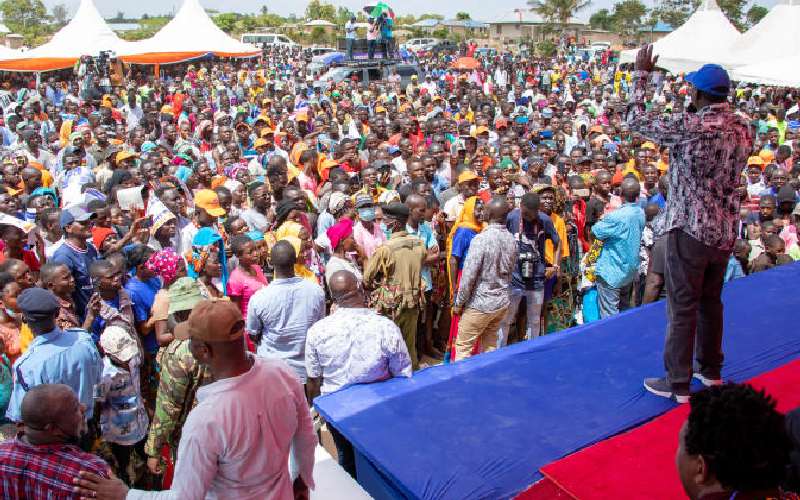 Raila confronts rising Azimio fights during weekend Coast tour
