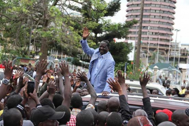 Raila: I have a damaging dossier on Jubilee government
