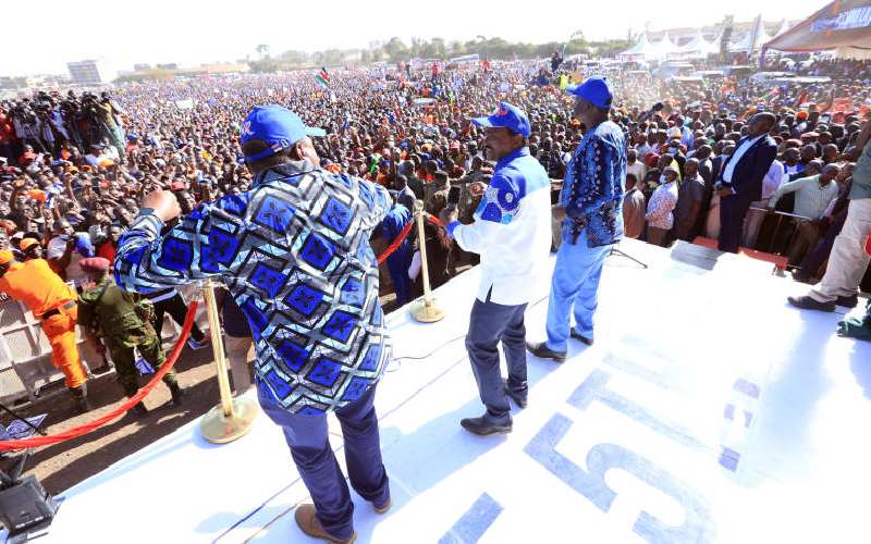 Raila Odinga begins presidential bid at historic Jacaranda Grounds