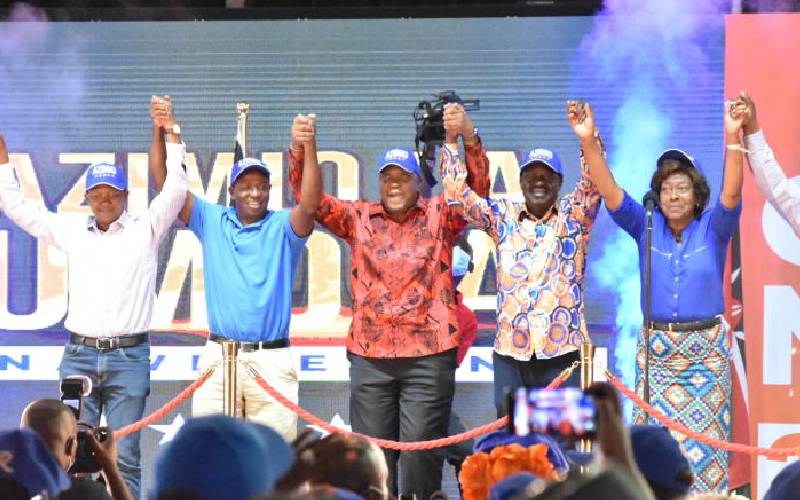 Raila Odinga's moment of glory as grand coalition takes shape