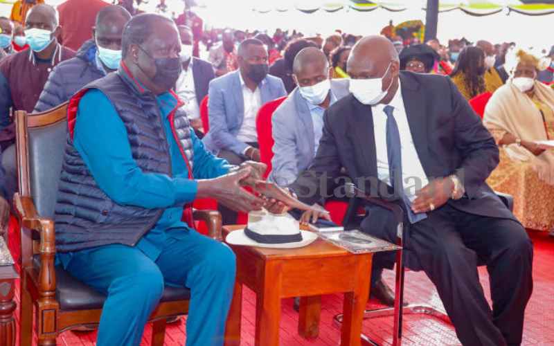 Raila tells the Maasai to be wary of leaders who are not genuine