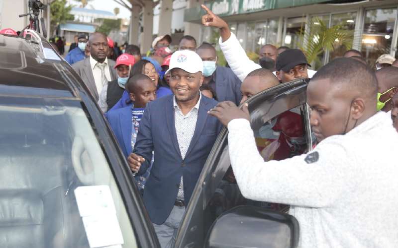 Recovering Moses Kuria picks up politics where he left off in 'homecoming'