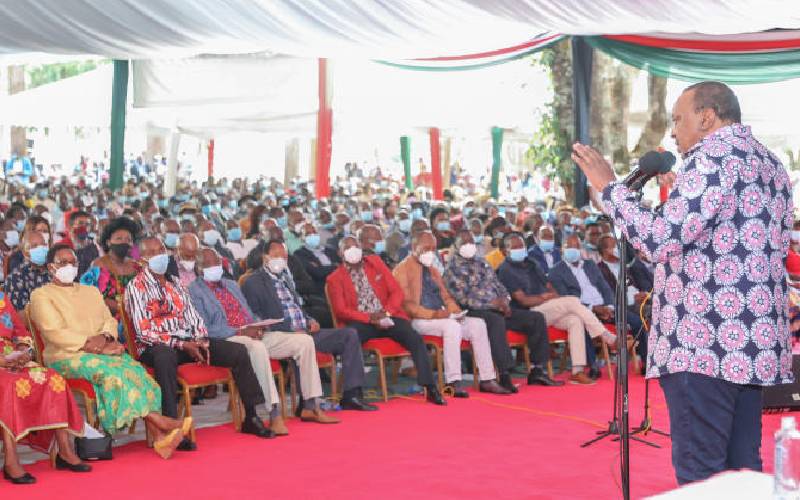 Sagana: Uhuru goes flat out to reclaim place in Mt Kenya affairs