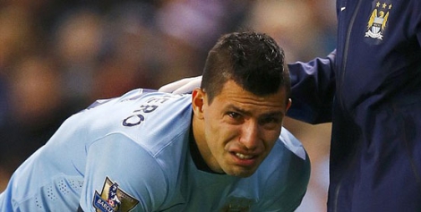 Sergio Aguero to miss Manchester derby after FA reject appeal against violent conduct charge 