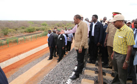 Uhuru wants locals given priority in ongoing Standard Gauge Railway project