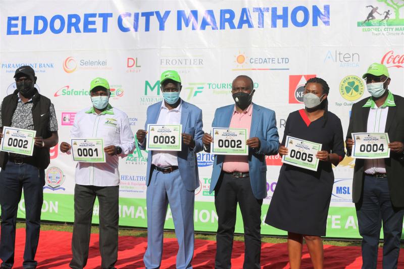 Stage set for titanic battle as Eldoret Marathon is launched