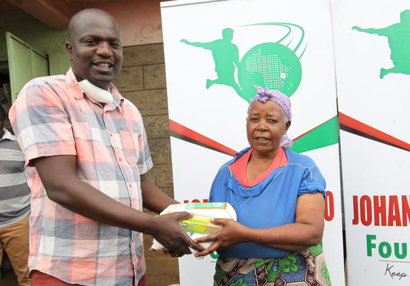 Stars player Omollo joins virus fight