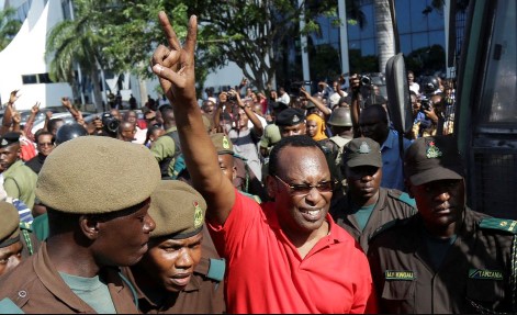 Tanzanian court rules opposition leader's terrorism trial can proceed