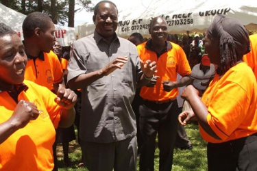 There are no divisions in CORD,  Raila Odinga says