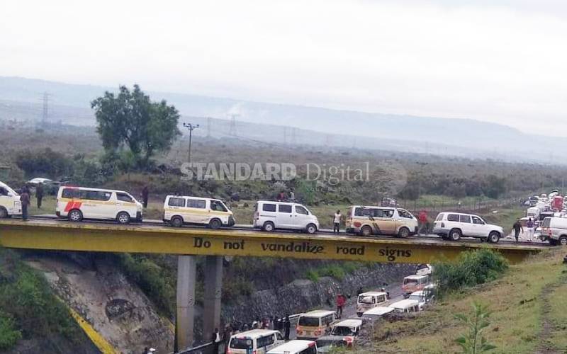 Anguish as motorists spend night in Nakuru highway traffic