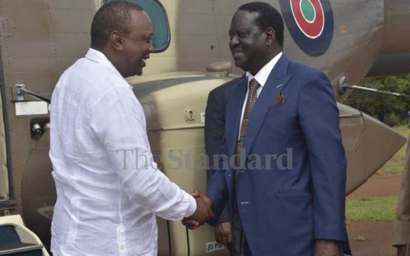 Uhuru Kenyatta: Kenya’s future is safe in Raila’s hands
