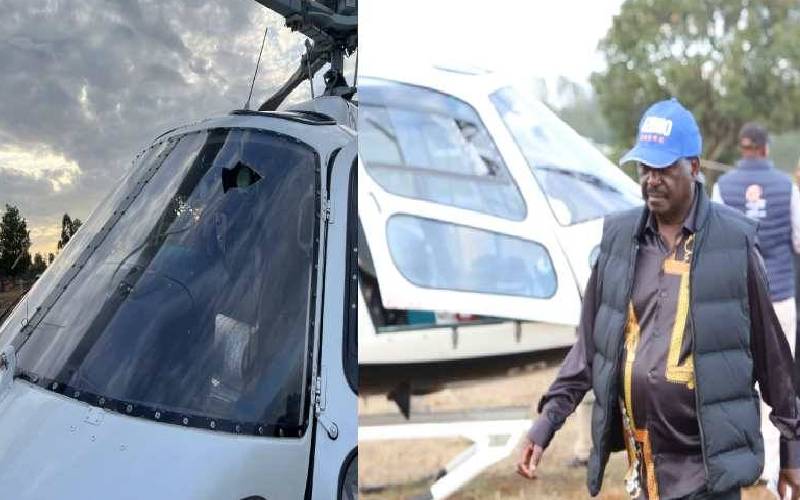 UK Azimio One Kenya Alliance Condemn Raila chopper attack