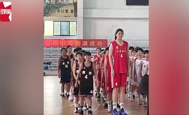 2.26-meter tall: 14-year-old girl becomes China's basketball hopeful