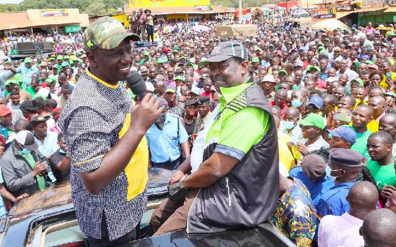 We joined forces with Ruto to avoid a runoff, says Mudavadi