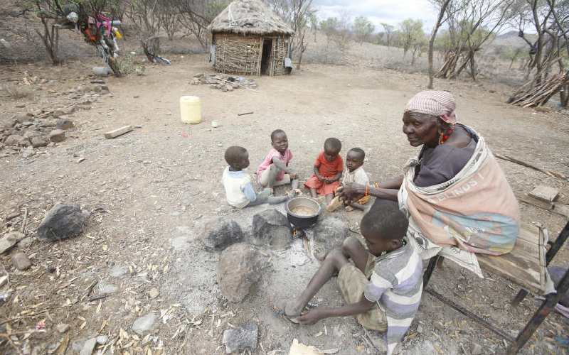 Where residents feed on poisonous wild fruits to keep hunger at bay