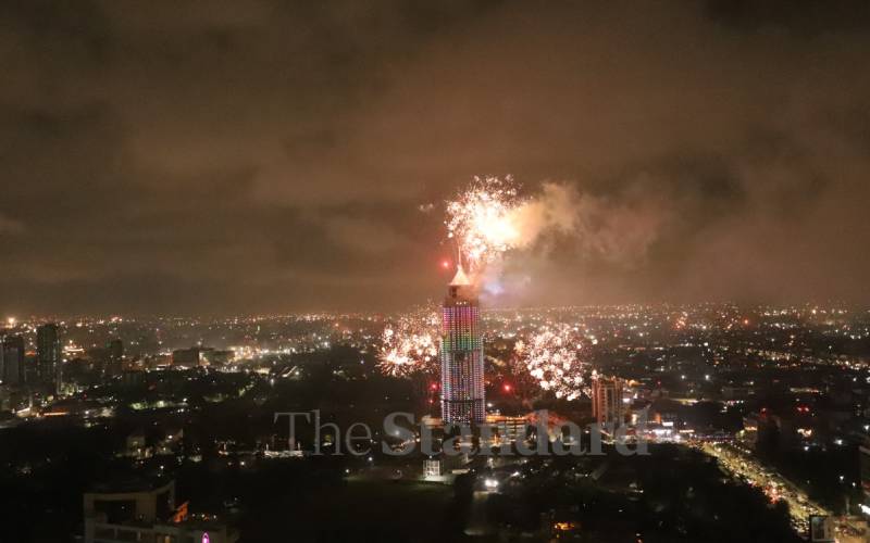 UAP Towers ringing in 2022 in style. 