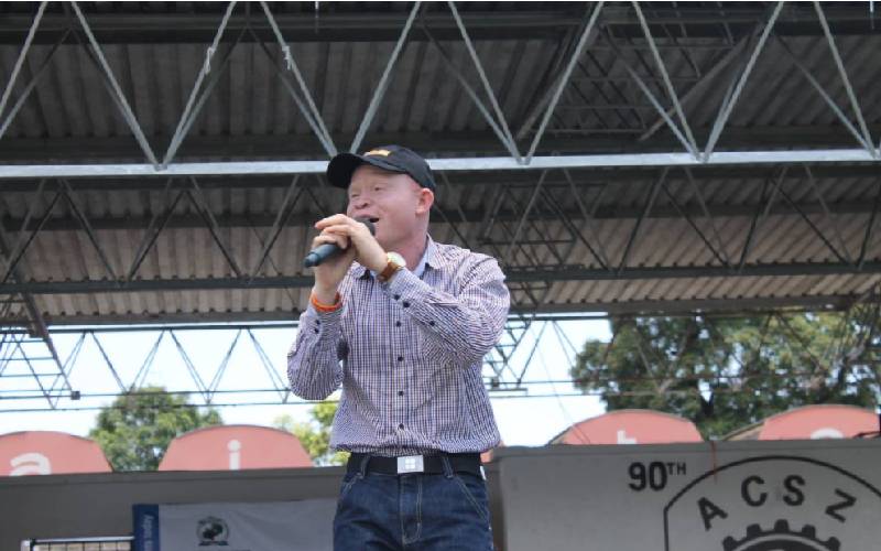 Zambian musician with albinism says coronavirus raises risk of attack
